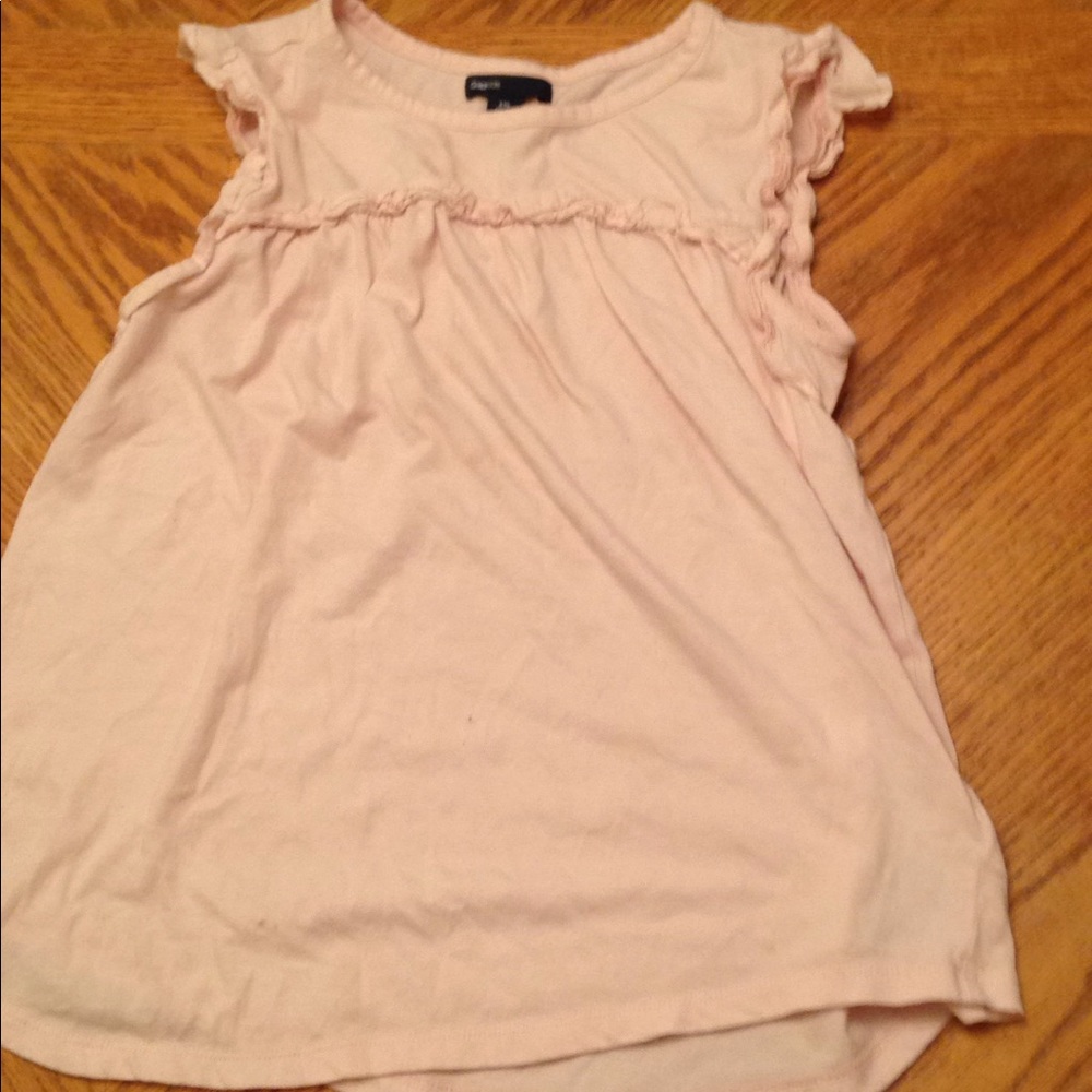 Girls light pick short sleeved shirt